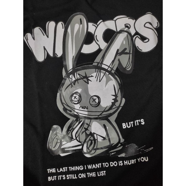 [Rẻ Vô Địch] Áo thun Unisex Tay lỡ Phông rộng In hình Thỏ WIS Freesize 35-75kg | BigBuy360 - bigbuy360.vn