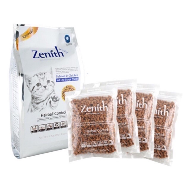 Thức ăn hạt mềm cho mèo - tiêu búi lông - Zenith Hairball 300g