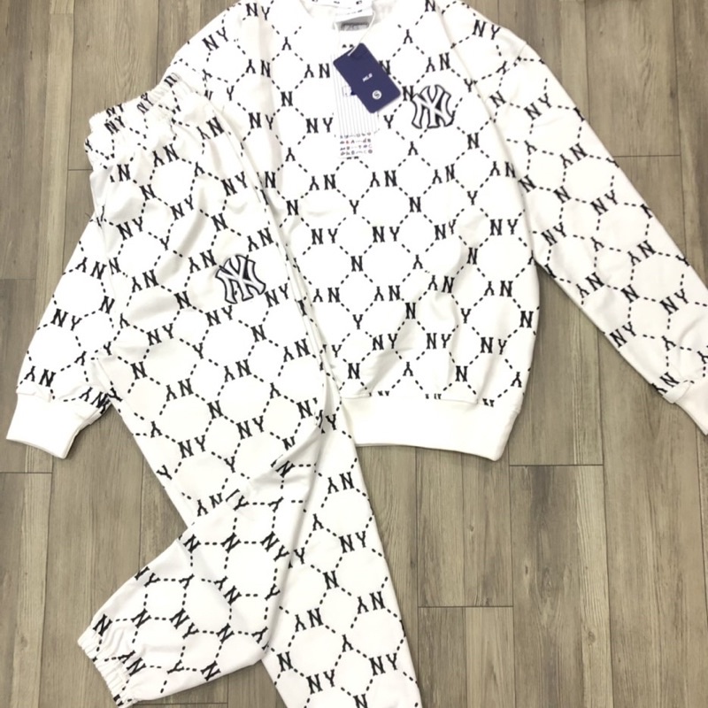 Quần dài nam nữ chất thun cotton da cá dày dặn thêu chữ Ny cực chất