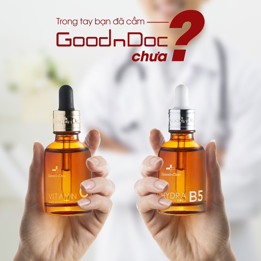 Serum Dưỡng Ẩm Phục Hồi Làm Trắng Sáng Da, Cấp Nước Chống Lão Hóa Da GoodnDoc Hydra B5 | BigBuy360 - bigbuy360.vn