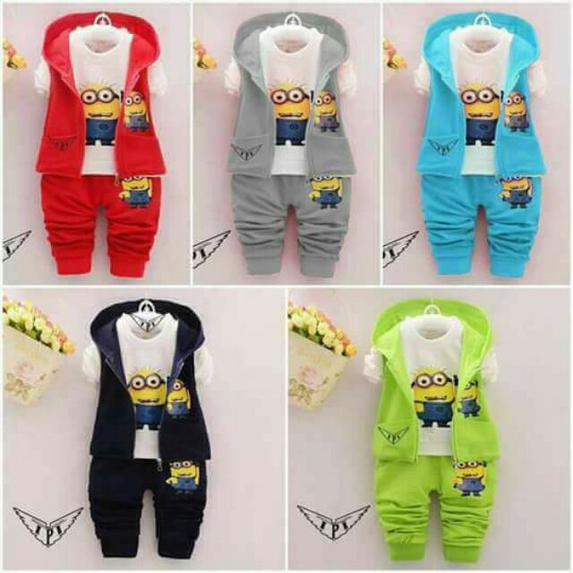 Sét 3 chi tiết minion