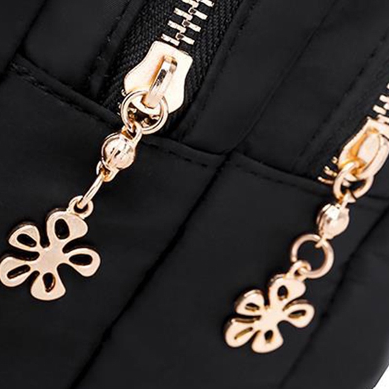 Yogodlns Túi Đeo Chéo Ngực Vải oxford Thêu Họa Tiết Đa Năng Chống Thấm Nước