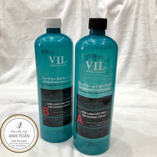 Nước Uốn Lạnh thảo dược VIL - Uốn lạnh dập trực tiếp không cần xả - Uốn Lạnh VIL - Uốn lạnh dành cho tóc khoẻ