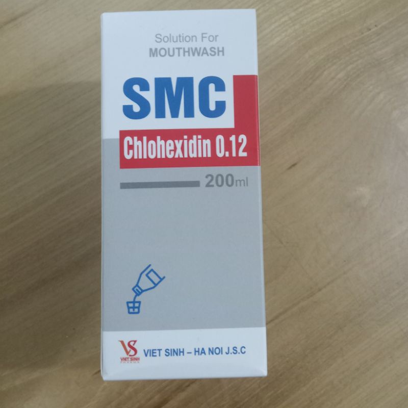 NƯỚC SÚC MIỆNG SMC mới chai 200ml-ngăn ngừa vi khuẩn lây theo đường hô hấp
