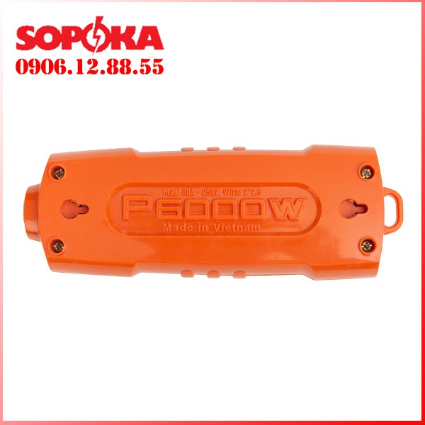 Ổ cắm 3 lỗ 6000W Sopoka ( hàng chính hãng )