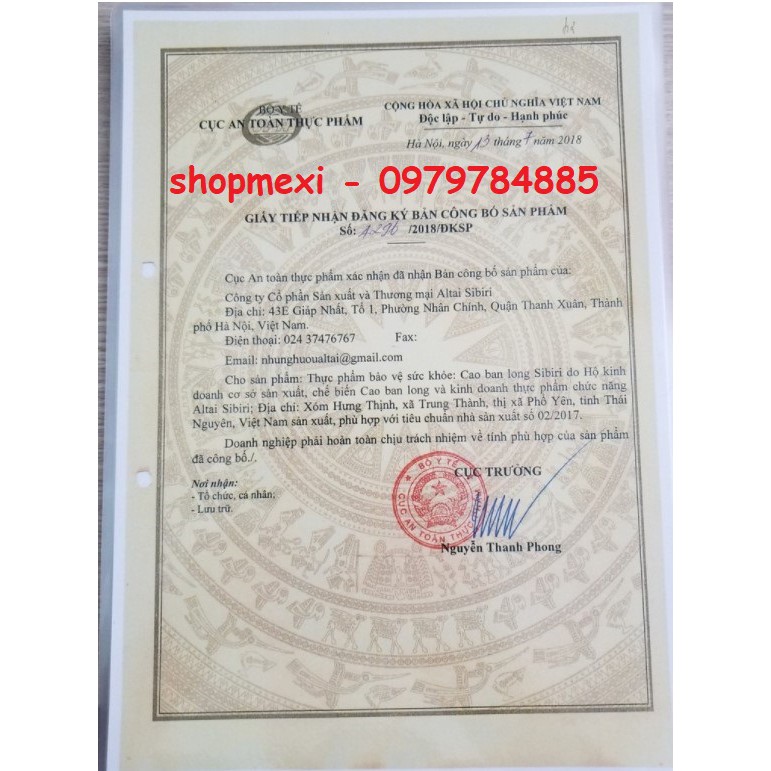 Mẹ Xi Cao Ban Long Sibiri sinh tinh bổ huyết, bổ trứng, tăng niêm mạc, hỗ trợ tăng cường sức khoẻ