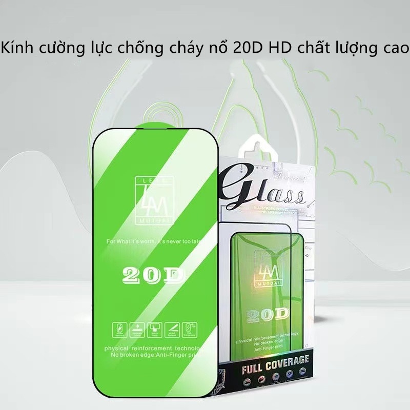 Kính Cường Lực Samsung A31 A21S A22 A71 A51 A32 A53 A33 M53 5G- Dán Full màn hình điện thoại - Độ trong suốt 20D cực cao
