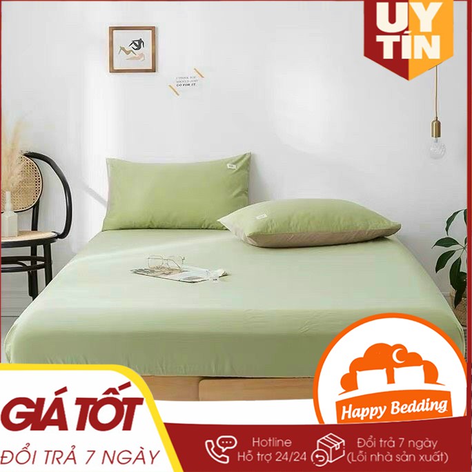 Ga Trải Giường Cotton Tici Happy Bedding - ga gối Cotton Hàn Quốc đủ size drap nệm | BigBuy360 - bigbuy360.vn