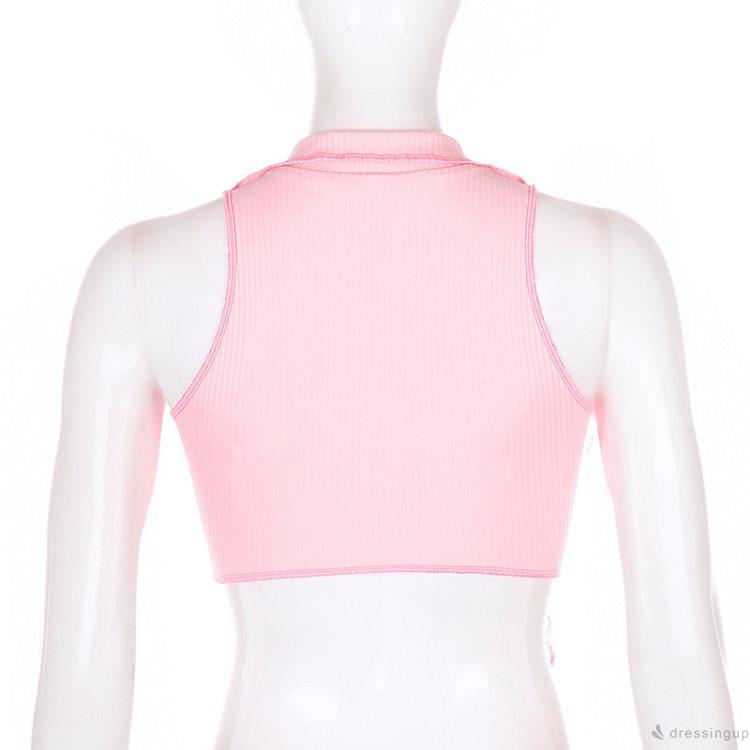 Áo Hai Dây Cổ Chữ V Màu Trơn Cá Tính Dành Cho Nữ | BigBuy360 - bigbuy360.vn