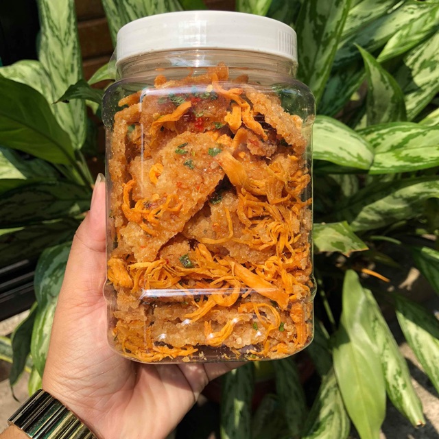 Cơm cháy lắc khô gà