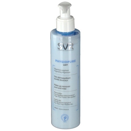 Sữa tẩy trang dành cho mặt, mắt và môi SVR Physiopure Lait 200ml