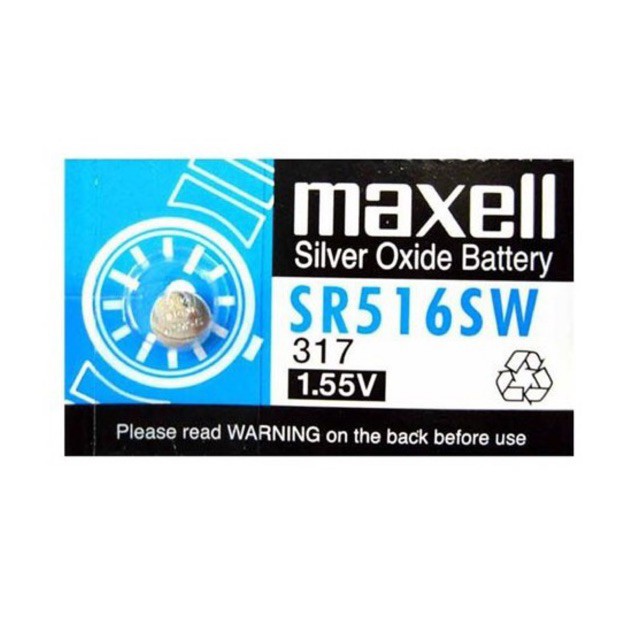 Pin Đồng Hồ SR516SW SR516 516 317 Maxell Chính Hãng