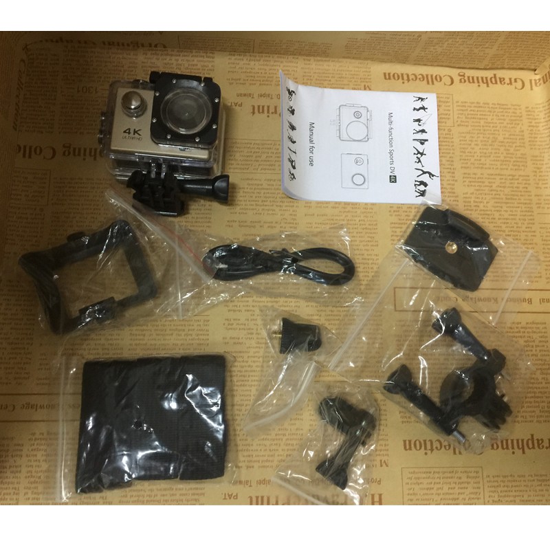 Máy quay video TPS LCP 4K Ultra HD 5.08 cm FHD 1080P DV UHD Action Wi-Fi góc rộng cho Go Deportiva Pro | BigBuy360 - bigbuy360.vn