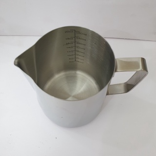 Ca đánh sữa inox 600ml có vạch chia