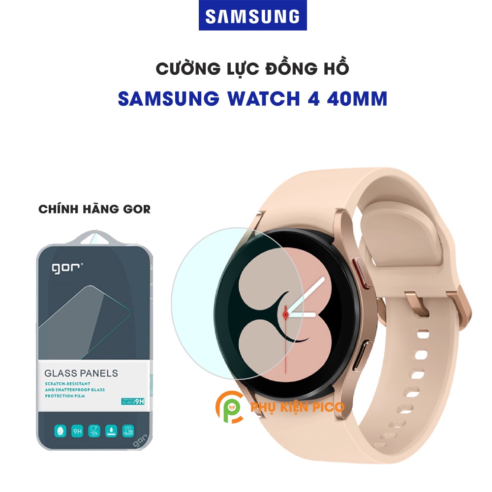 Cường lực Samsung Galaxy Watch 4 40mm / Watch 5 / Watch 6 chính hãng Gor - Dán màn hình đồng hồ Samsung Watch 4 40mm