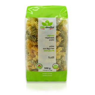 Nui xoắn rau củ hữu cơ Bioitalia 500gr - Nhập khẩu Ý