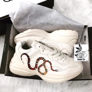 Giầy nữ, giầy thể thao Gucciiii_Chunkyy hình rắn chát đẹp full box