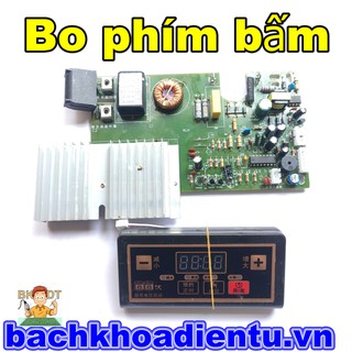 Bo mạch bếp từ phím bấm chất lượng tốt.