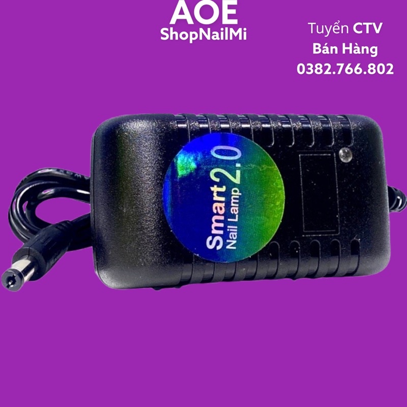 Dây Nguồn Máy Hơ Móng Chính Hãng , Dây Sạc Máy Hơ Sun 5" Sun 5 Plus Thích Hợp Với Tất Cả Các loại Máy hơ Dắc Chân Tròn