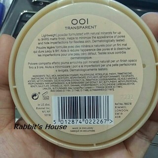 [Auth] Phấn phủ kiềm dầu Rimmel stay matte Mỹ