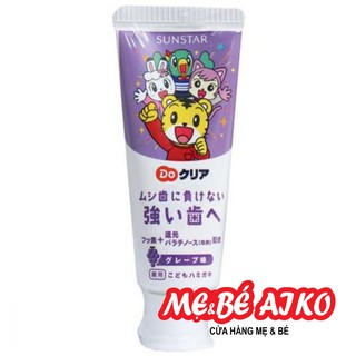 Kem đánh răng Sunstar 70g Nhật Bản cho bé từ 1 tuổi