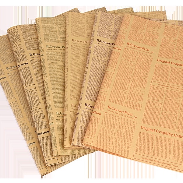 BÁO GIẤY PHONG CÁCH VINTAGE, màu sắc đẹp, phụ kiện chụp ảnh quần áo, túi xách giầy dép......