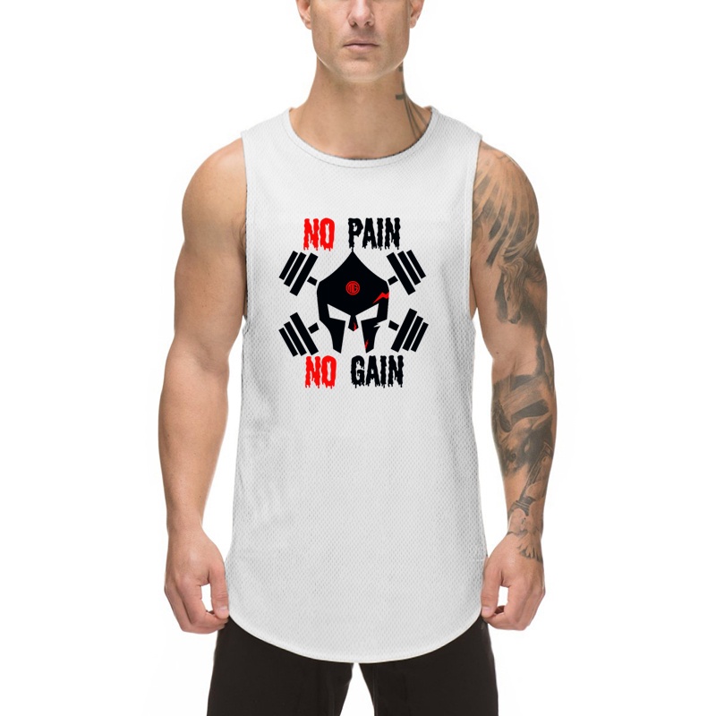 Áo Ba Lỗ Mỏng Nhanh Khô In Họa Tiết Size Lớn Thời Trang Thể Thao Mùa Hè Cho Nam