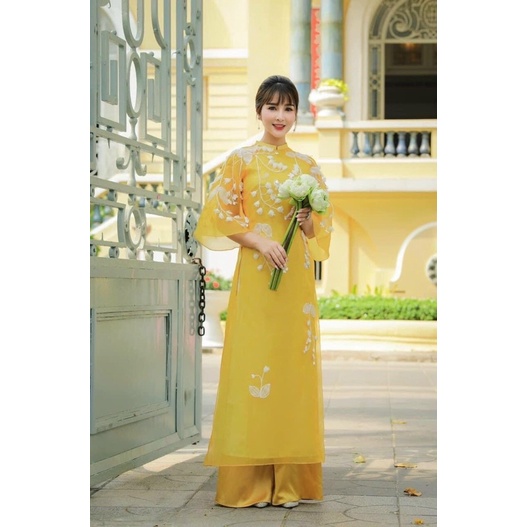 Áo Dài thuê hoa Linh Lan