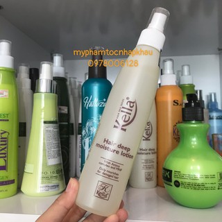 Sữa xịt dưỡng làm mềm tóc Kella Hair Deep Moisture Lotion 250ml