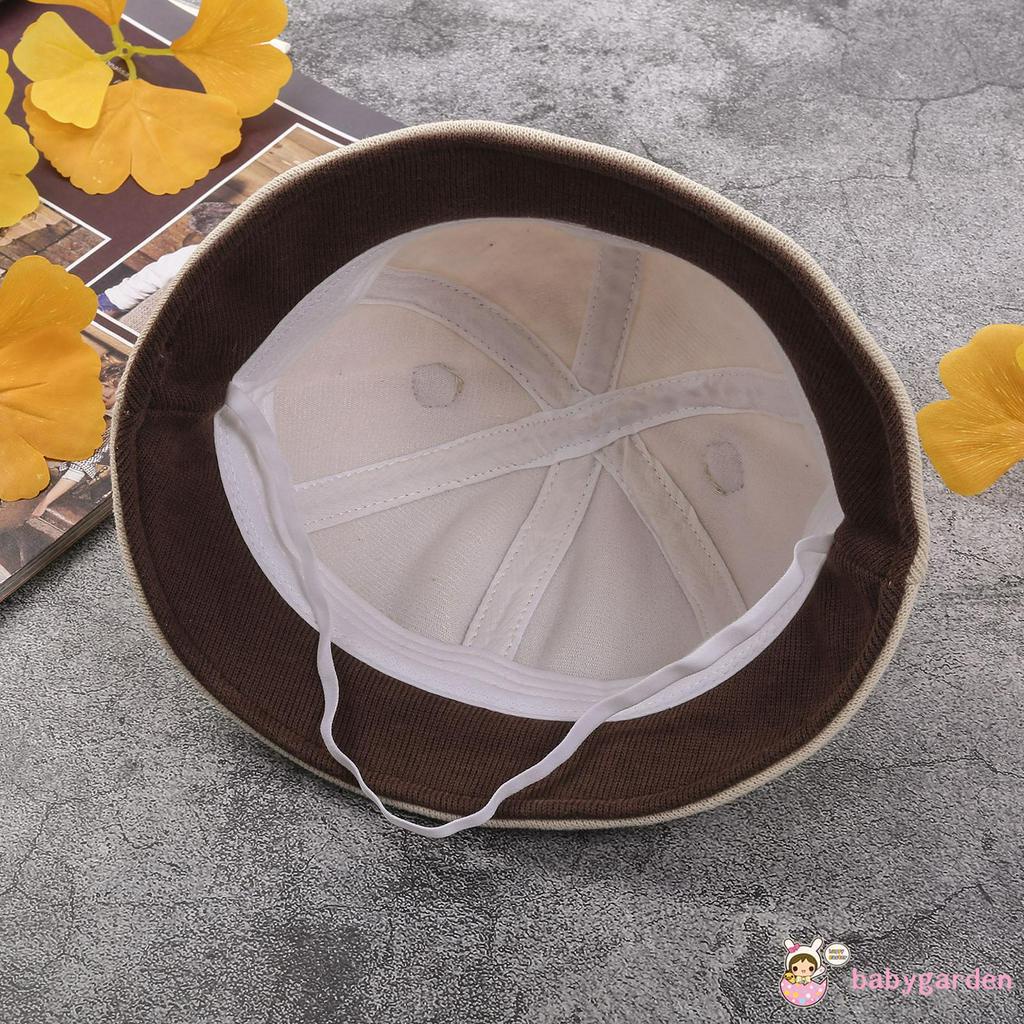 BABYGARDEN-Baby Winter Bucket Hat, Cute Wide Brim UV Protection Fisherman Hat with Deer Antlers