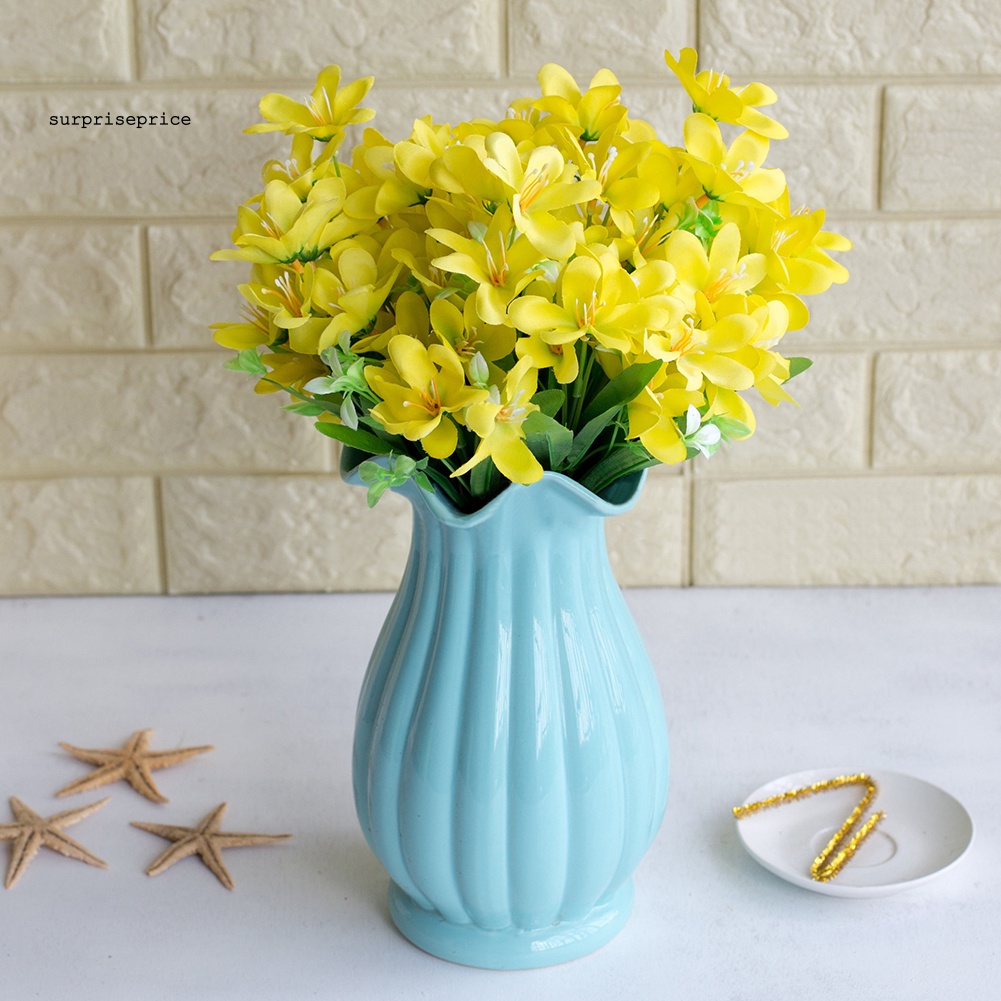 1 Bó / 6 Nhánh Hoa Lay Ơn Nhân Tạo Trang Trí Nhà Cửa / Văn Phòng