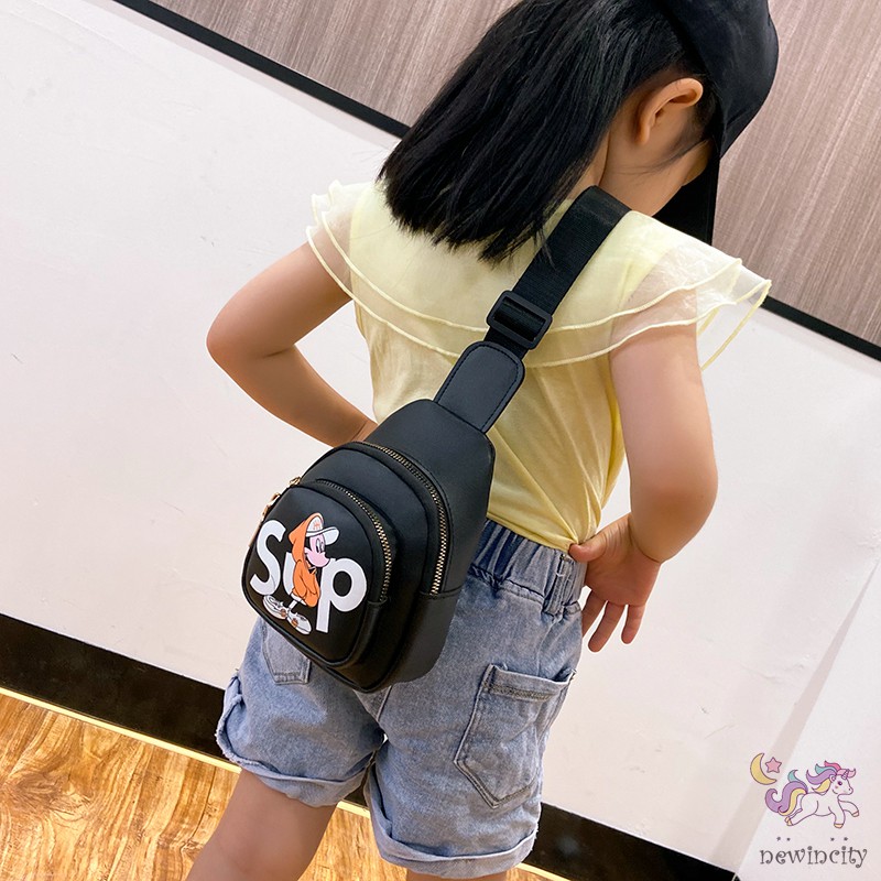 Túi Đeo Chéo Hình Chuột Mickey Xinh Xắn Cho Bé Gái