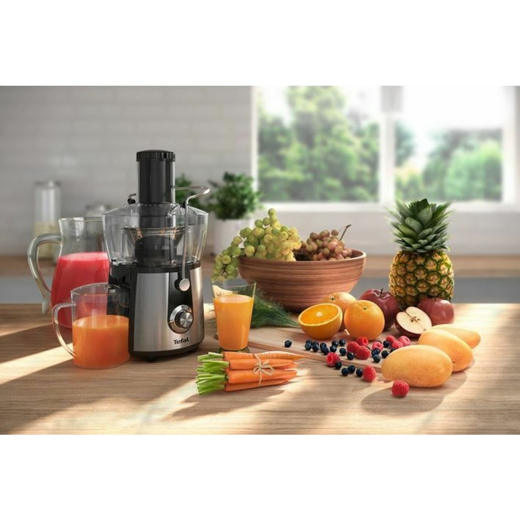 Máy ép trái cây ly tâm 0.8L Tefal ZE550D38 800W - Hàng chính hãng