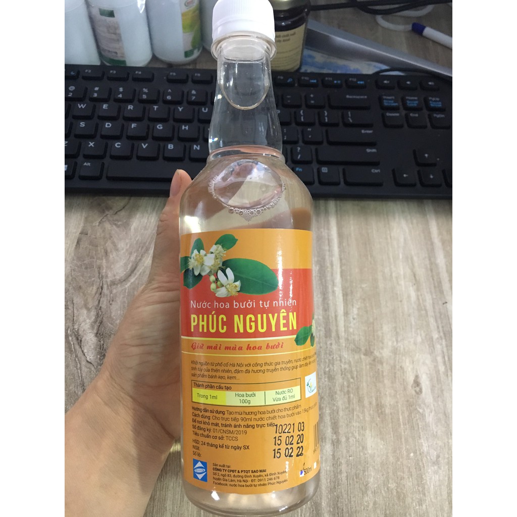 Nước hoa bưởi Phúc Nguyên chai 500ml