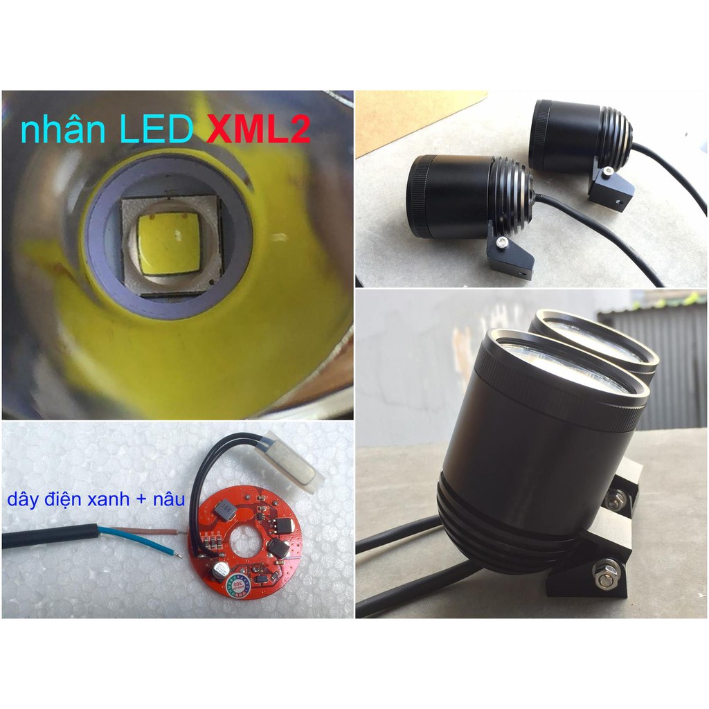 HÀNG XỊN - Đèn trợ sáng L4 xml2 (tỏa) 30W - BH 12 tháng - hàng XỊN - nói không với hàng fake rẻ tiền