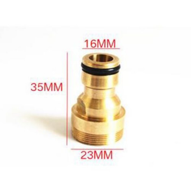 Đầu Nối Vòi Nước Bằng Đồng Thau Tiện Dụng Cho Sân Vườn