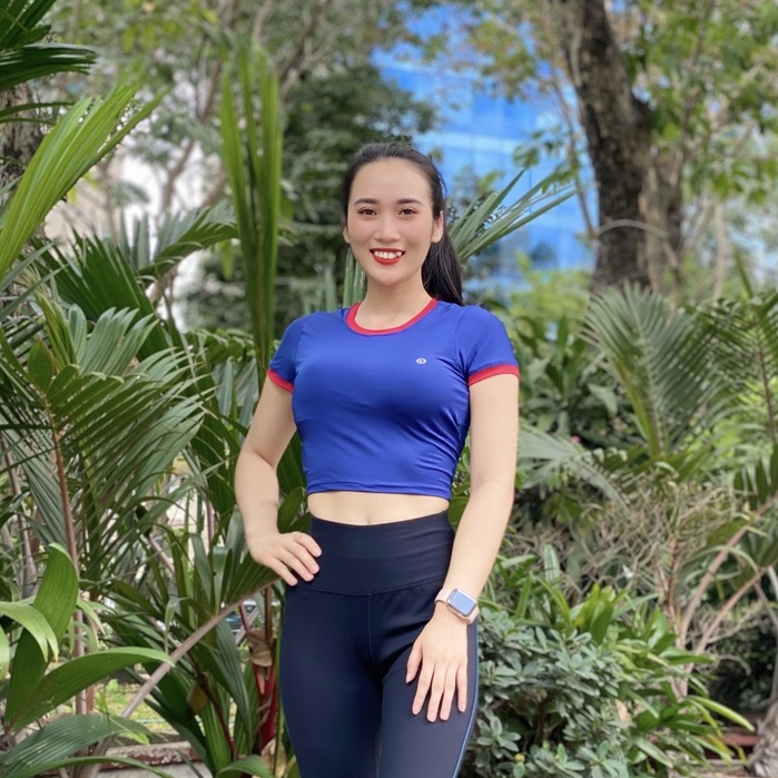 ⭐️ áo crop top nữ gym-yoga ,có lót mút sẵn⭐️