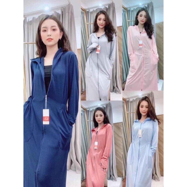 ÁO CHỐNG NẮNG DÁNG DÀI NHIỀU MÀU