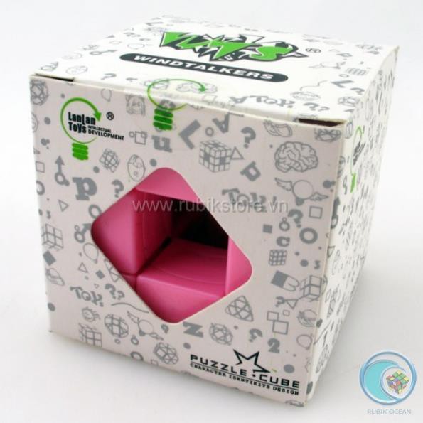 [SALE30% - FREESHIP] Đồ chơi Rubik biến thể Lanlan Void Cube Pink - LLVC04 ĐỒ CHƠI CAO CẤP KHÔNG CHÌ