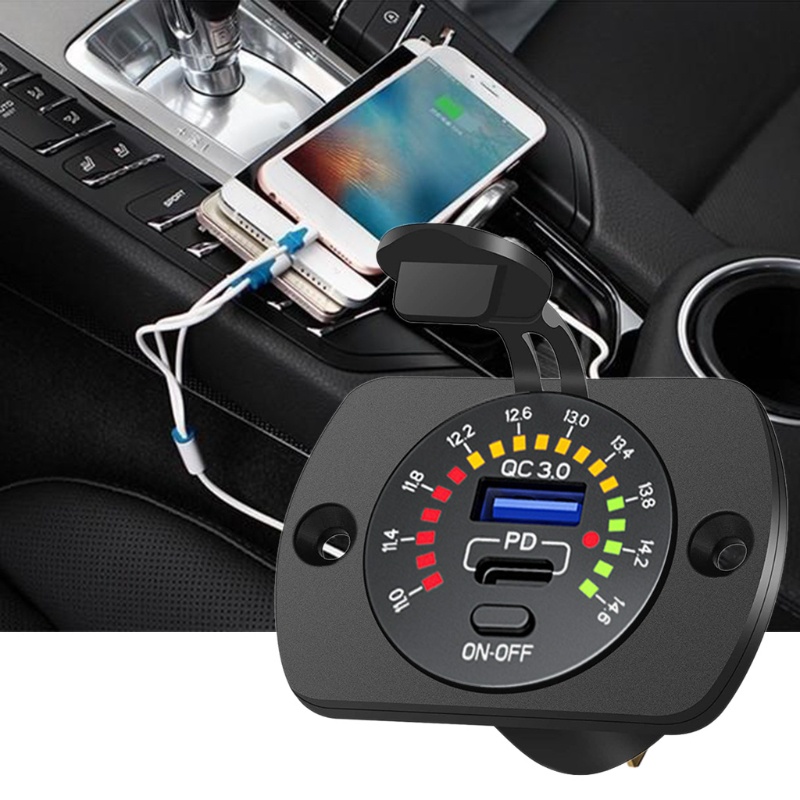 Củ Sạc Nhanh USB 3.0 Có Công Tắc ON/Off Nhiều Màu Sắc | BigBuy360 - bigbuy360.vn