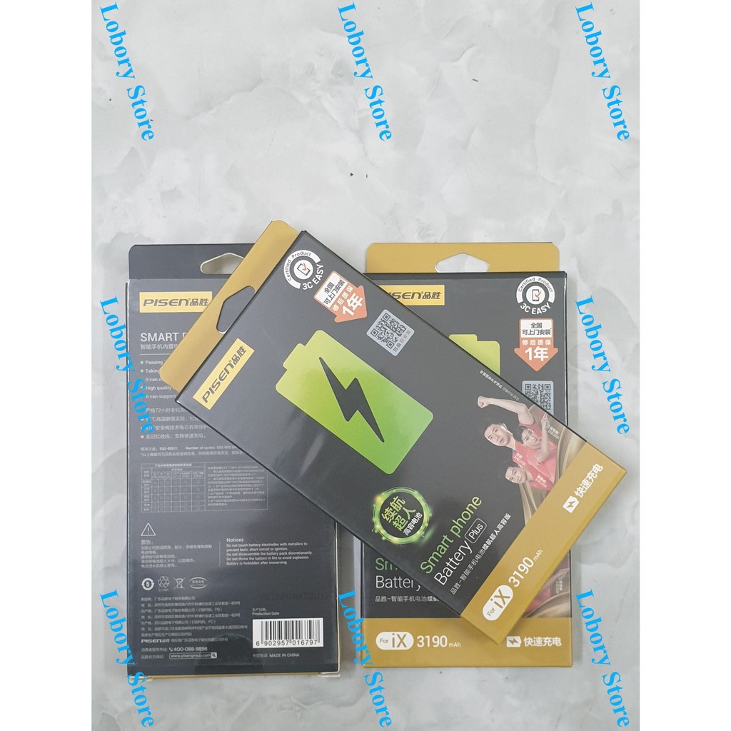 Pin Pisen dung lượng siêu cao Pro Plus cho IPX