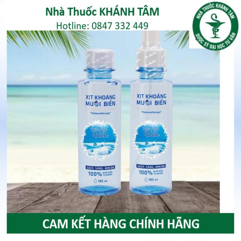 ! [Bộ 2 chai] Xịt khoáng muối biển Dr Muối - Xịt khoáng Dr Muối - Dr. Muối - Dr.Muối ! !