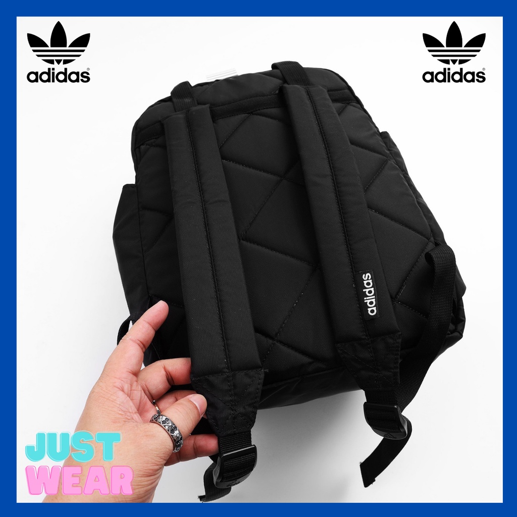 Balo Adidas 3 sọc balo đi học thể thao cao cấp chất vải polyester chống thấm nước chống sốc siêu sịn