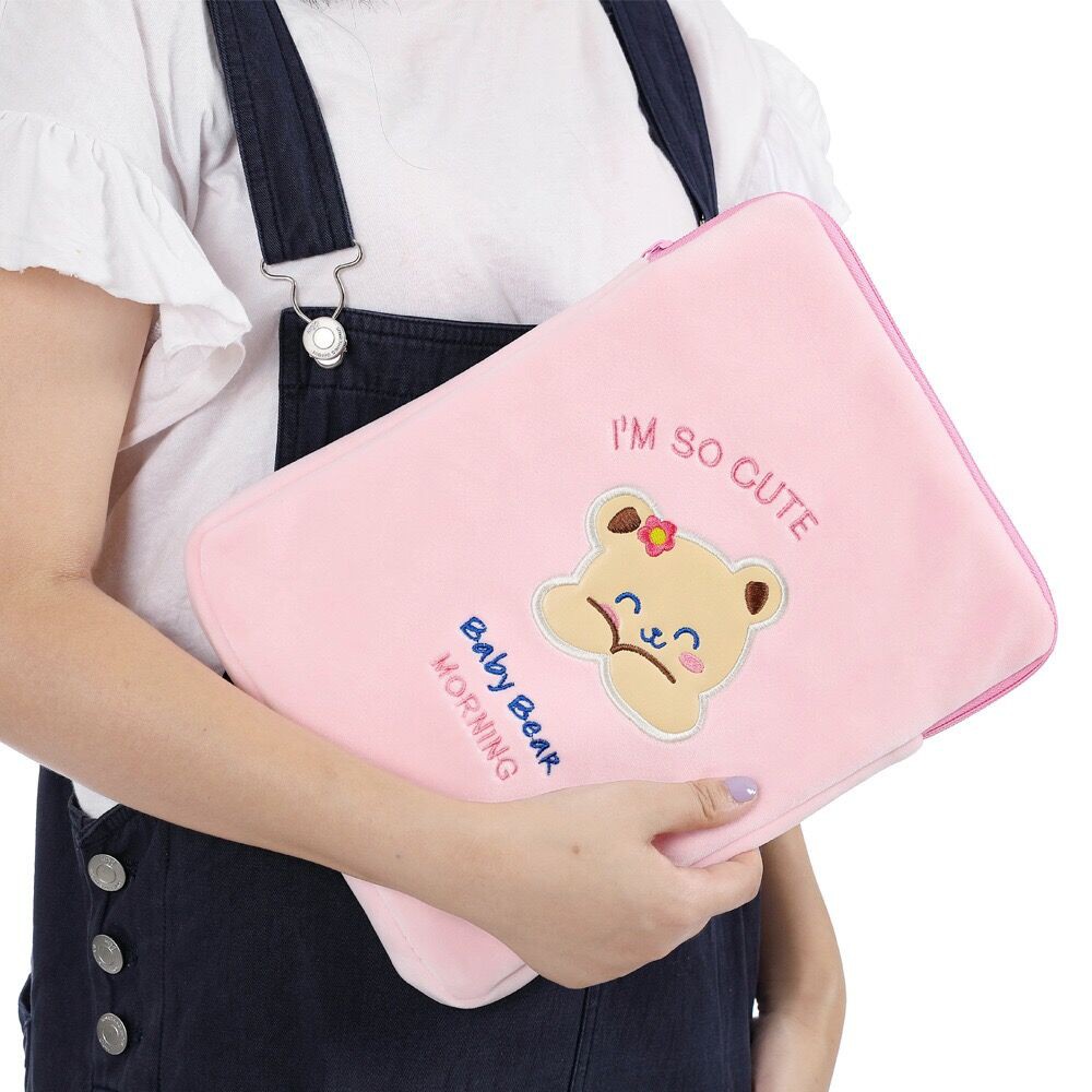 Bentoy Milkjoy Hộp đựng máy tính xách tay hình gấu dễ thương - ipad 11 10.5 10.2 inch | BigBuy360 - bigbuy360.vn