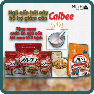 (Quà tặng) Ngũ cốc trái cây Calbee đủ 8 vị - Nhật Bản