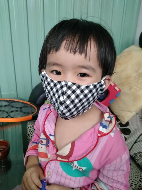 Khẩu trang trẻ em vải bé từ 2 tới 6 tuổi | BigBuy360 - bigbuy360.vn