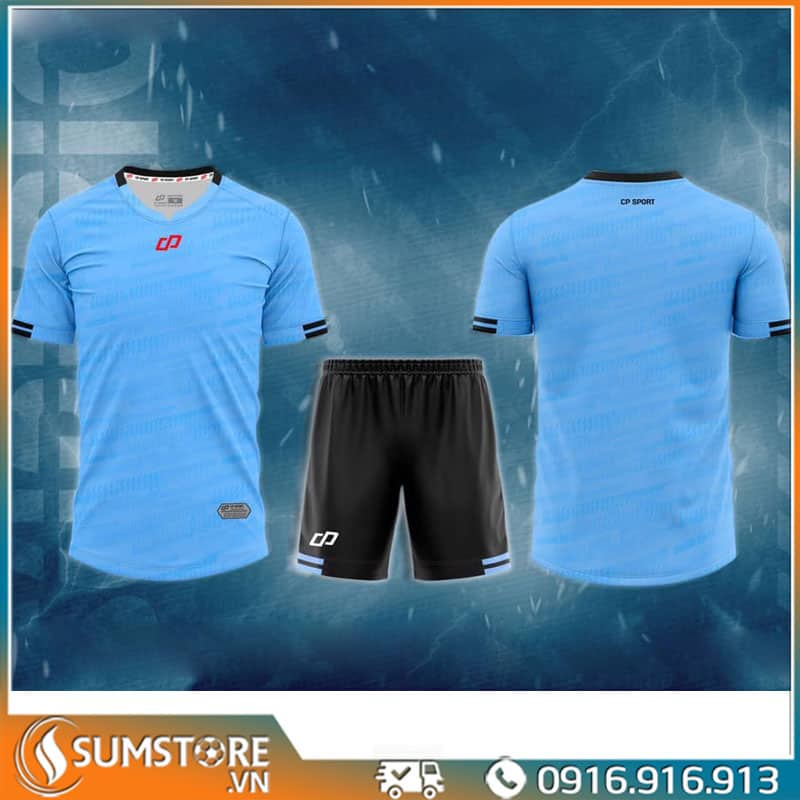 Áo Đá Bóng Không Logo Vidor – Xanh Biển 2022 - Áo Bóng Đá Mới Nhất