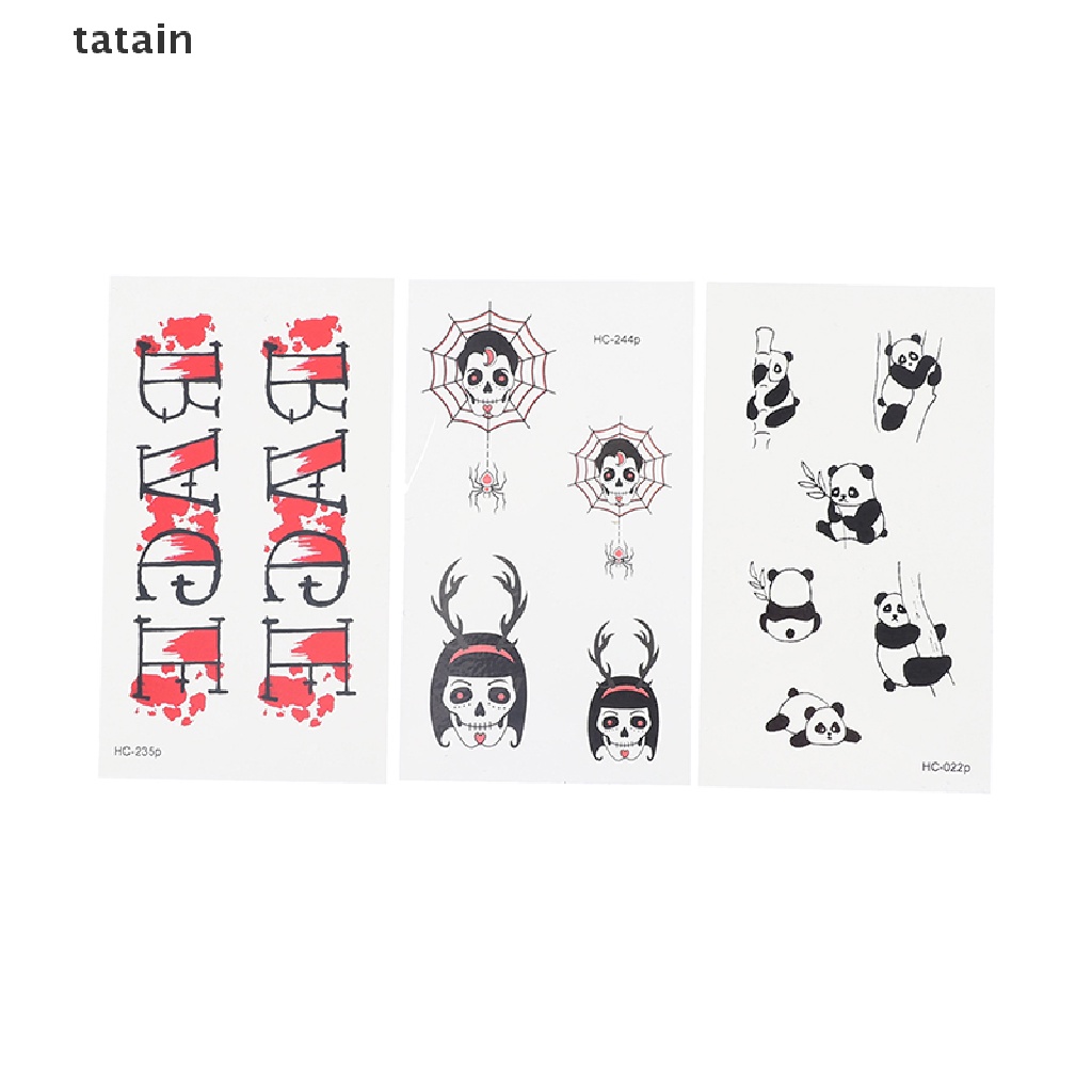 [TAT] Geometric Planet Women Temporary Tattoo Sticker Flower Arm Body Tattoo Sticker CVX