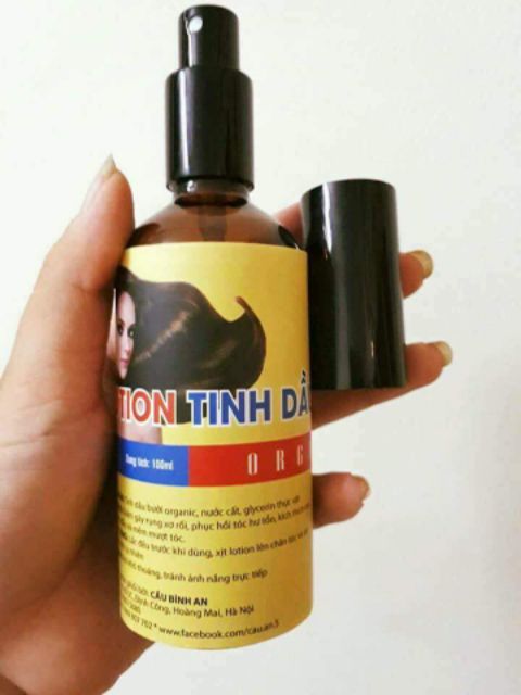 Tinh dầu bưởi organic Cầu Bình An chai 100ml