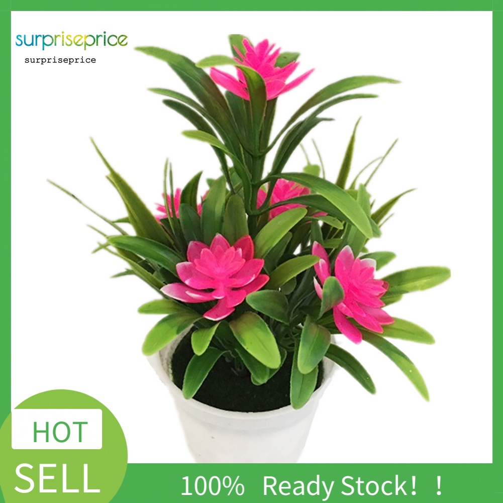 Chậu Hoa Sen Giả Trang Trí Tiệc Cưới / Sân Vườn